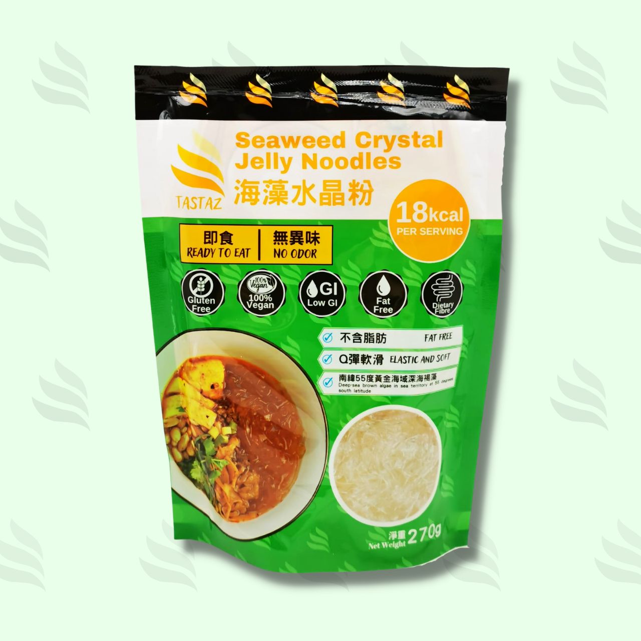 Tastaz Ready-to-eat Seaweed Crystal Jelly Noodles 即食海藻水晶粉 270g